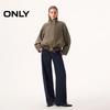 Only Women's Retro Flower Bud Hem Long-Sleeve Trench Coat