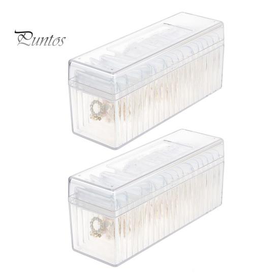 20/40 Pcs Transparent Jewelry Storage Bags Dustproof Moisture-proof Antioxidation Waterproof Earrings Rings Necklace Storage Pouches with Storage Box