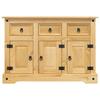 VidaXL Buffet Corona Brown 112x44x78 Cm Solid Wood Mexican Pine, Storage Furniture, Kitchen Storage Furniture, 355083