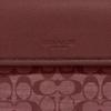 New COACH Turner Fabric With Cow Leather Shoulder Bag, Crossbody Bag Medium Women's Burgundy CH828-B4WN
