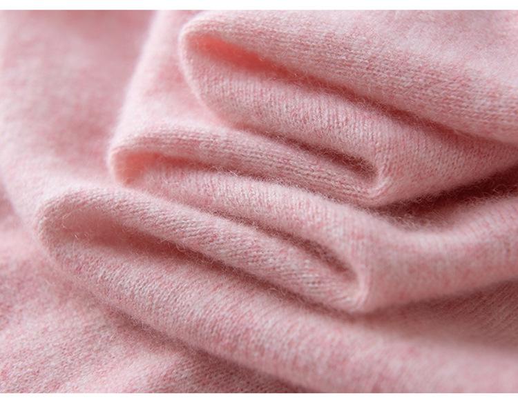 Women's Loose-Fit Cashmere Short Sleeve Knit Pullover