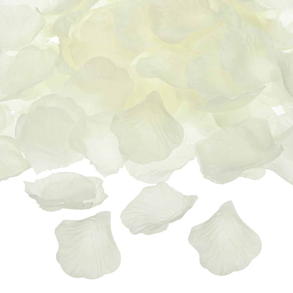 1000Pcs Artificial Rose Petals Fake Flowers Silk Petal Decoration Supplies for Romantic Night Wedding Party Event Decor