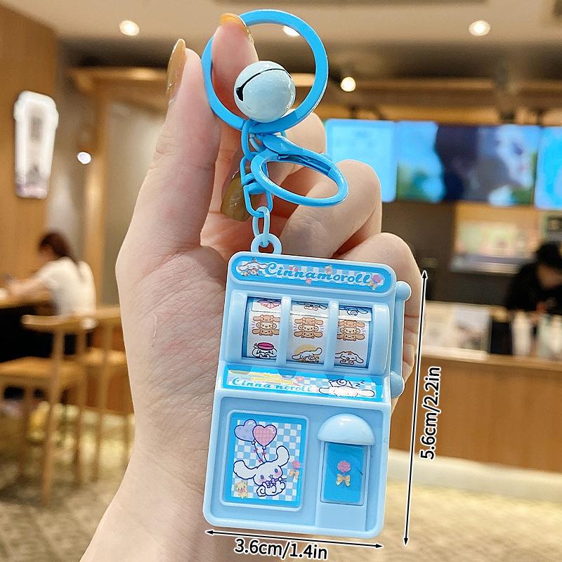 Hello Kitty Keyboard Keychain Stress Relief Keyboard Keyring Kitty Fidget Toys Click Keychain Bag Accessories Hanging Pendant