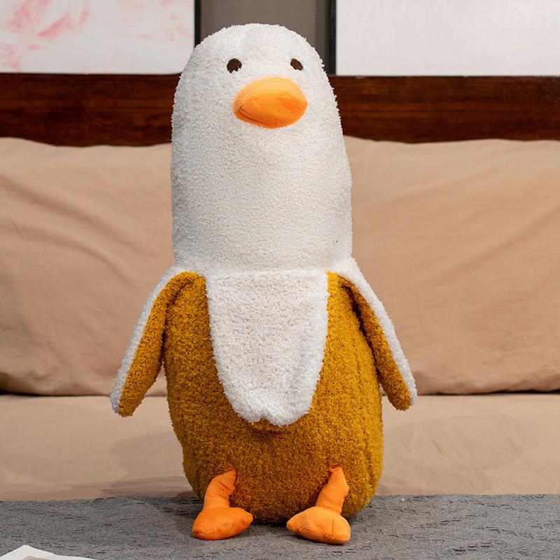 Banana Duck Plushie Cartoon Animal Soft Toy For Girls Kids Gift