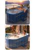 Portable Adult Ice Bath Tub: No Installation or Inflation Needed, Full Body, Large Size, Foldable
