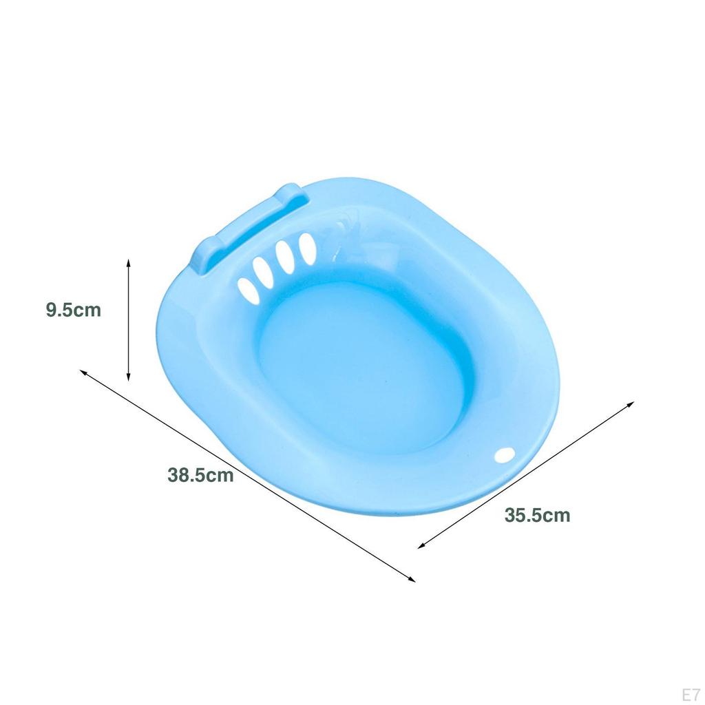 Toilet Seat Sink Woman Sits Bath Deep Bowl Avoid Squats Hip Tub Sitting Can Hold up to