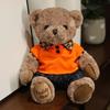 High Quality Soft Teddy Bear Plush Toys Tie Bear Doll T-shirt Paul Teddy Bear  Cute Pillow Animal Cushion Children Birthday Gift