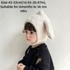 Rabbit Ear Kids Beanie Soft Knit Toddler Cap Wind Proof Baby Hat  Baby Travel