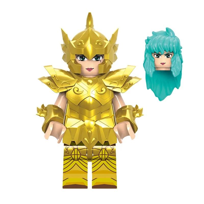 Golden 12 Zodiac Signs Building Blocks