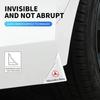2Pcs Transparent Car Door Corner Cover Anti-Scratch Protection Sticker For Mercedes Benz A B C E M G S Class Exclusive AMG W108 XABCE1