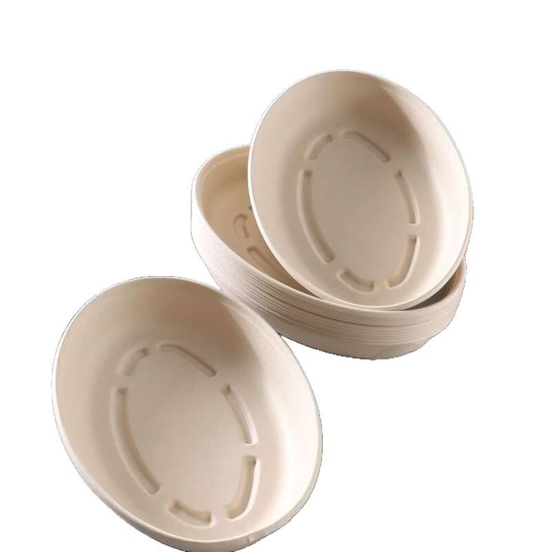 Yipan Disposable 18oz Oval Pulp Bowl
