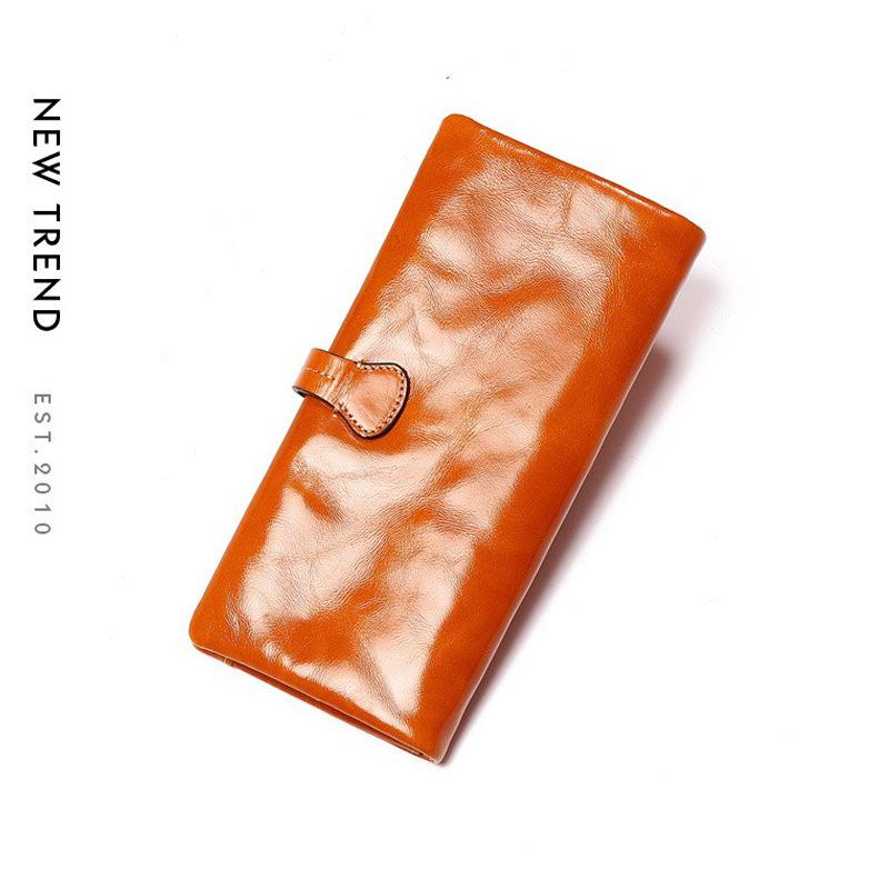 Women's wallet, leather wallet, wallet, soft leather clutch bag, women's small bag, new women's bag, versatile retro style