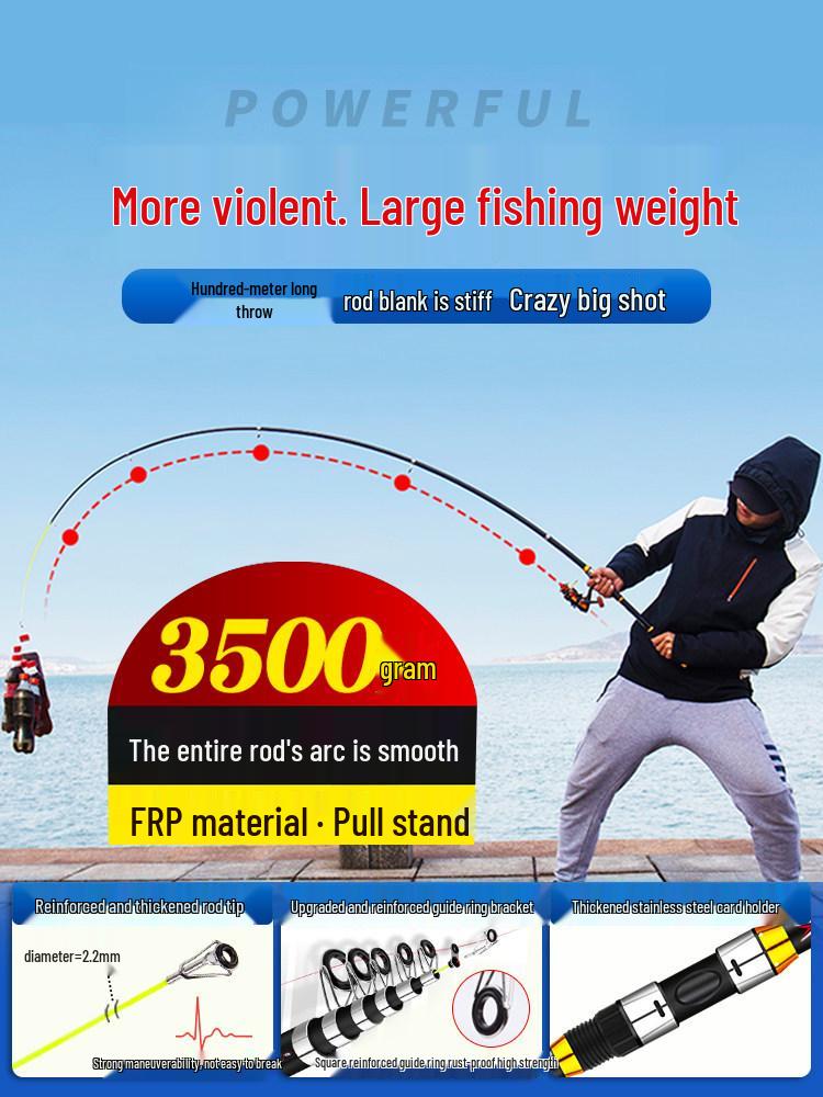 Special Offer: Long Cast Sea Fishing Rod Set with Accessories