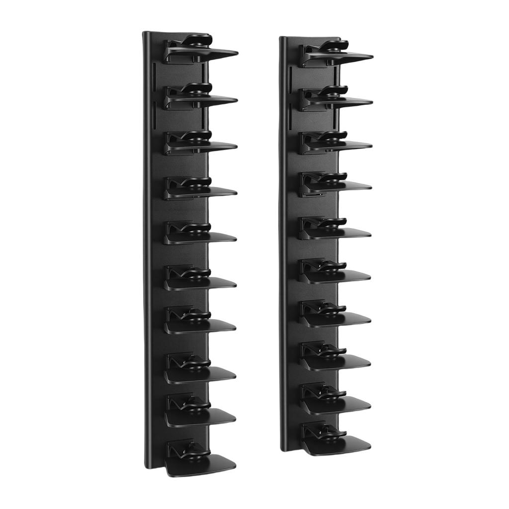 2 Pack Hat   for Baseball   ABS Wall Mounted Hat Hook Storage Display Rack Holds Up to 20 Hats with Strong Adhesive for Wall Closet Door