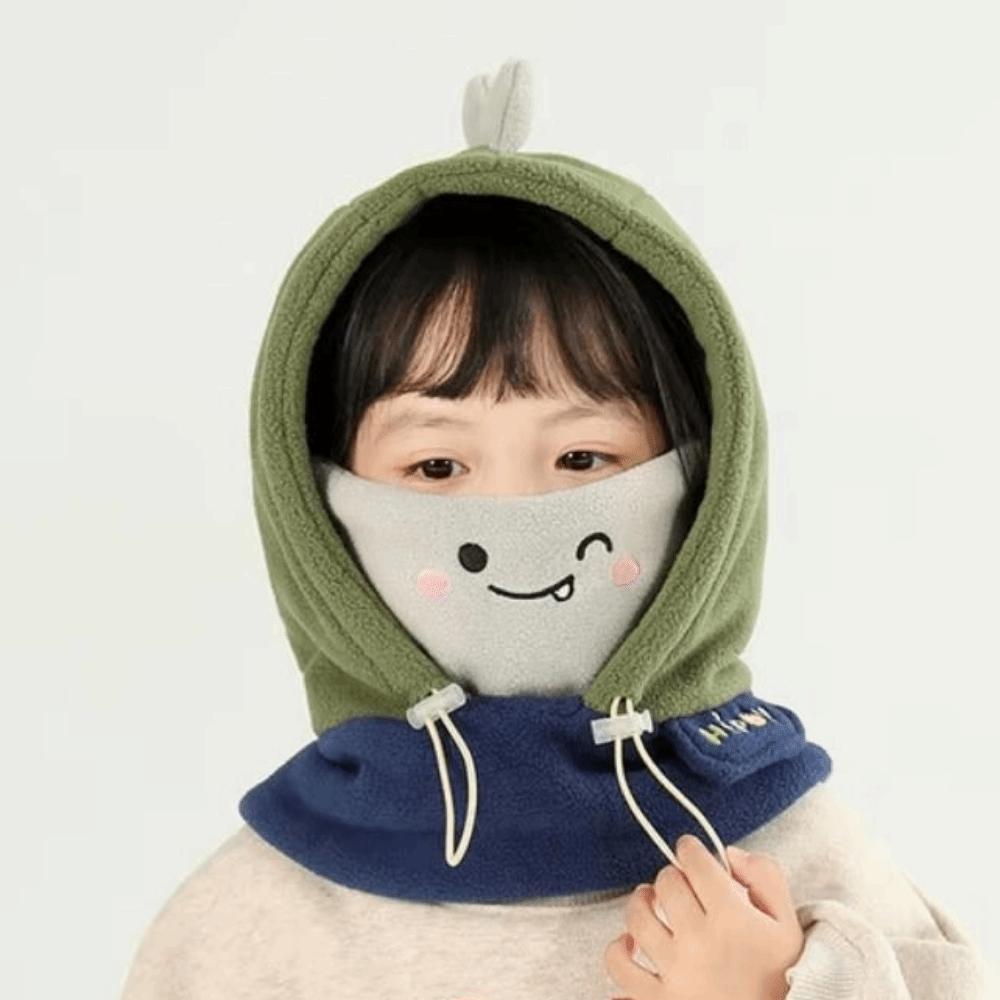 3 In 1 Cute Winter Hats Maskscarf Plush Cartoon Balaclava Hat Keep Warm Soft Cartoon Animal Beanie Hats Winter Season