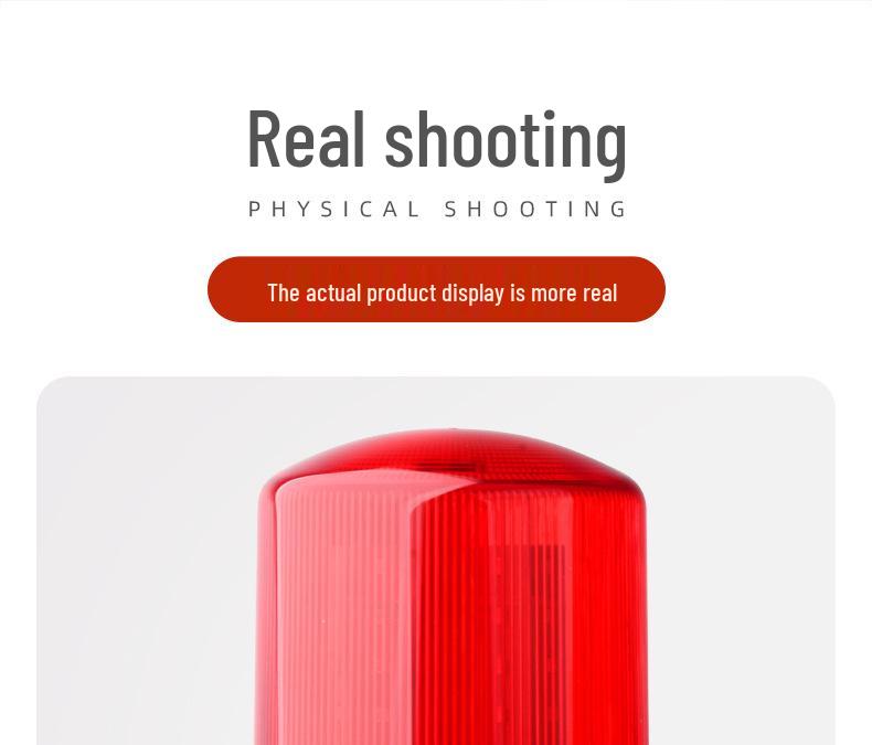 LTD-1101J Magnetic LED Strobe Warning Light - Super Bright, Multi-Voltage Signal Alarm.