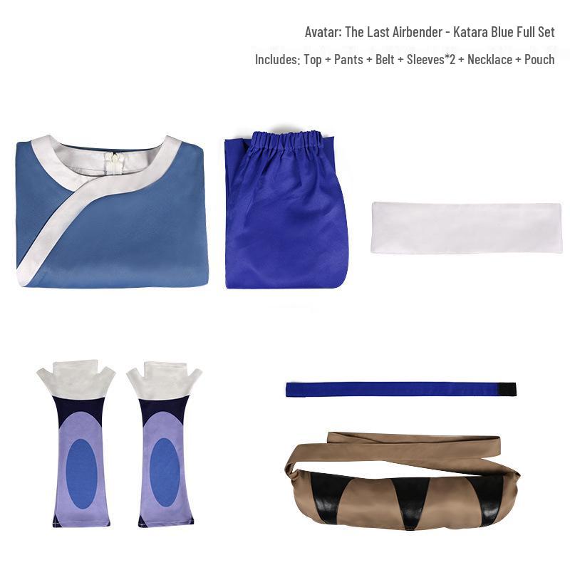 

Avatar: The Last Airbender Katara & Aang Cosplay Performance Costume L