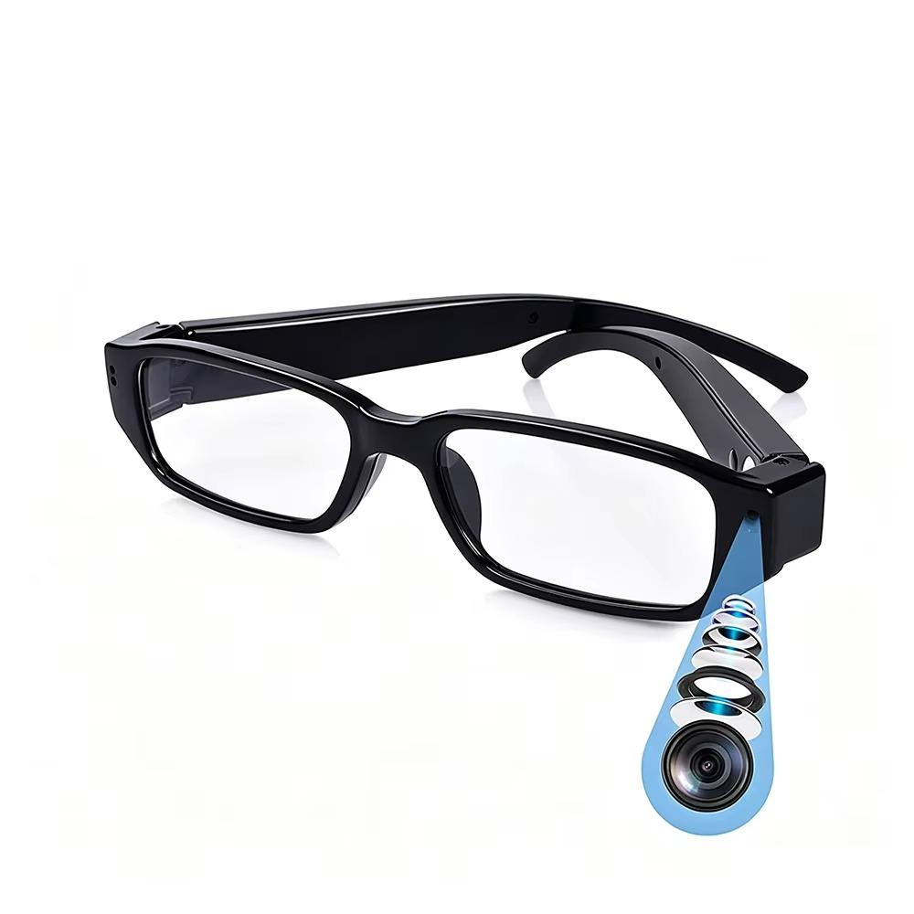 1080P HD Camera Glasses Cycling Glasses Wearable Sports Surveillance Camcorder 120° Wide Angle Outdoor Cycling Sports DVR Video Recorder Glasses