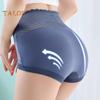 Dámské kalhotky Bezešvé Vysoký pas Kontrola bříška Strečové kalhotky Dobrá prodyšnost Krajka Jednobarevné Slim Fit Ležérní sportovní spodky