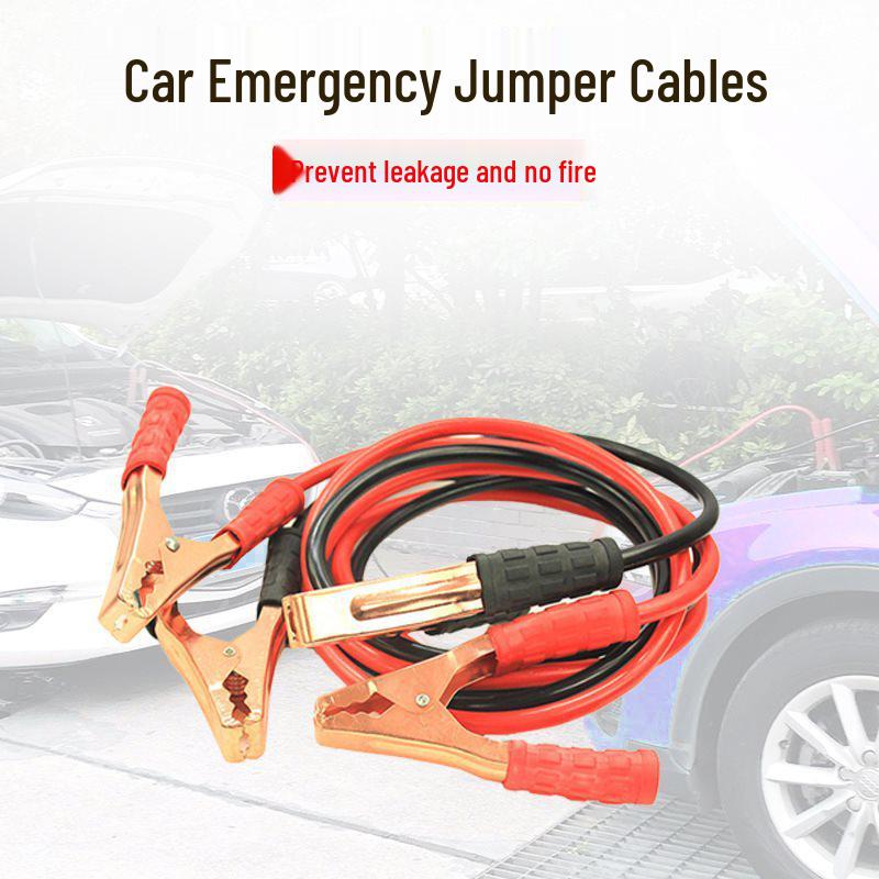 4-Meter Heavy-Duty Jumper Cables with Antifreeze Crocodile Clips