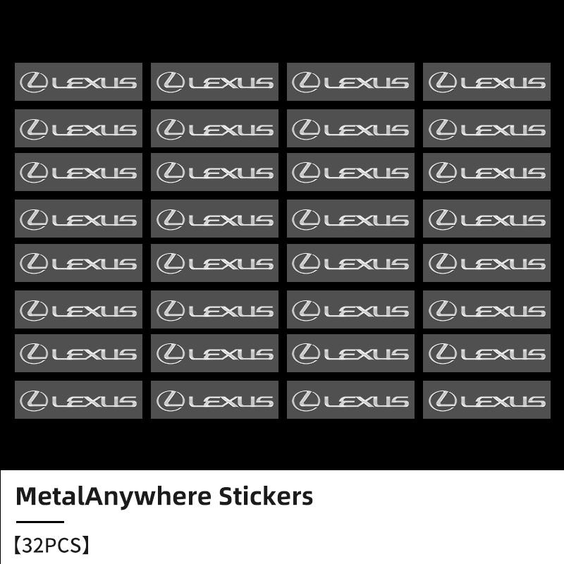 AABGD1 3D Metal Car Emblem Letter Decorative Stickers Badge Decal For Lexus F SPORT ES ES300 GS IS GS200 LS LX570 RX300 IS250 LX NX UX