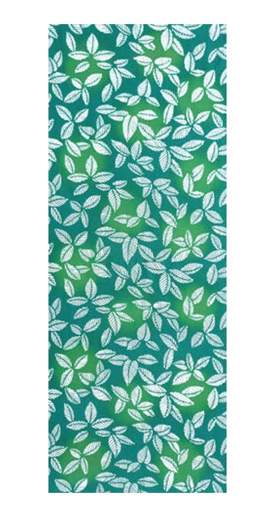 Tenugui hand Made in Fresh Green Niwa-zome (Japanese towel) - Chu-sen dyeing, 100% cotton, Japan,