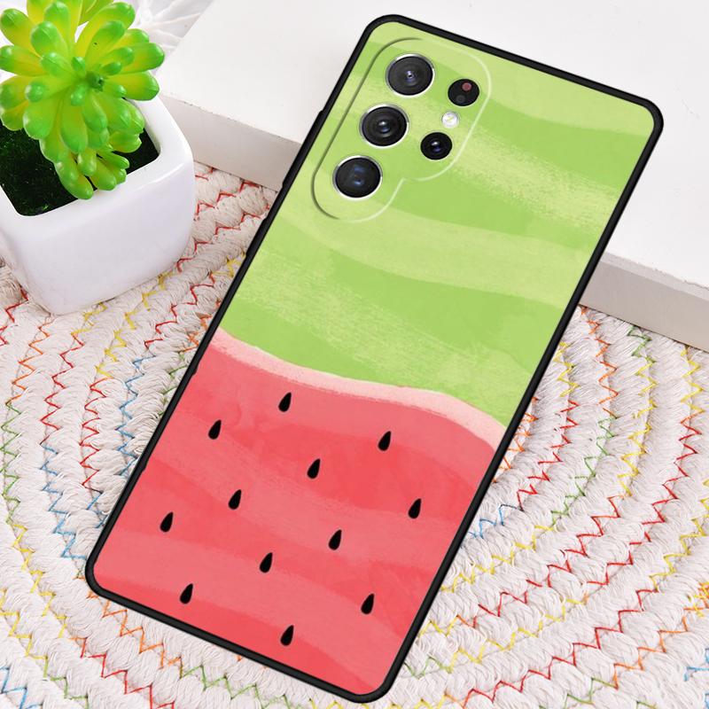 Summer Fruit Watermelon TPU Phone Case For Samsung Galaxy note 10 pro S26 S25 S24 S23 S22 Ultra Plus S21 FE S20 Shockproof Cover