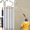 10pc High-Pressure Washer Wand Set with 6 Spray Tips – 4000 PSI Multi-Angle Nozzles & Gutter Cleaner Rods for Easy Outdoor Cleaning