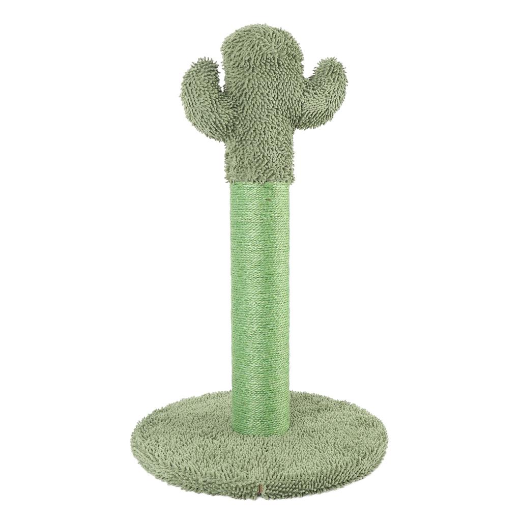 Cactus Cat Scratching Post Stable Multifunction Wearproof Sisal Cat Scratcher Tree for Indoor Cats K