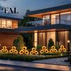 Automatische Solar-Gartenleuchte Sonnenblumenlicht, Realistisch Angetrieben Außenblume Wasserdicht Automatisches Ein-/Ausschalten Dekoration für Terrasse Hinterhof Wiederaufladbare Lampe