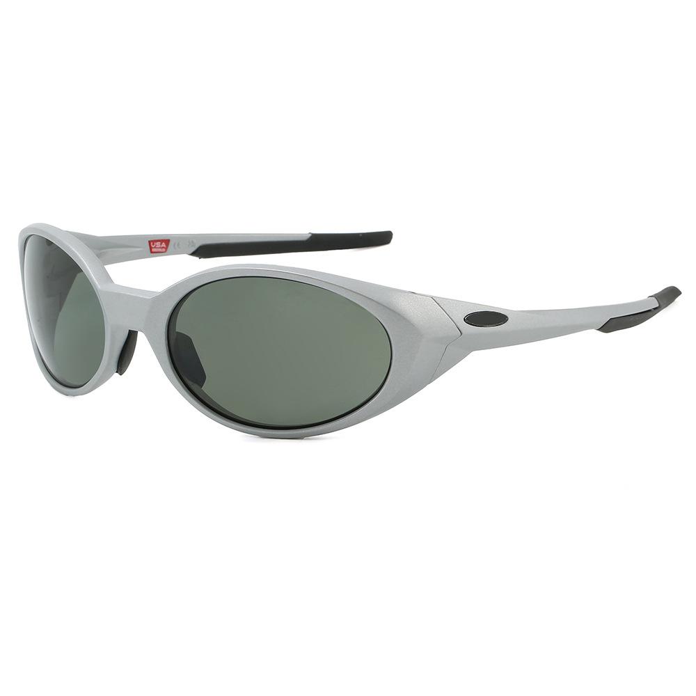 Nowe outdoorowe sportowe nylonowe spolaryzowane okulary przeciwsłoneczne do jazdy na rowerze dla mężczyzn i kobiet, modne retro okulary podróżne i do jazdy 9438