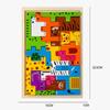 1 Stück Holzpuzzle Kinder Montessori Spiele Cartoon Tier Fahrzeug Puzzles für Kinder Lernen Lernspielzeug
