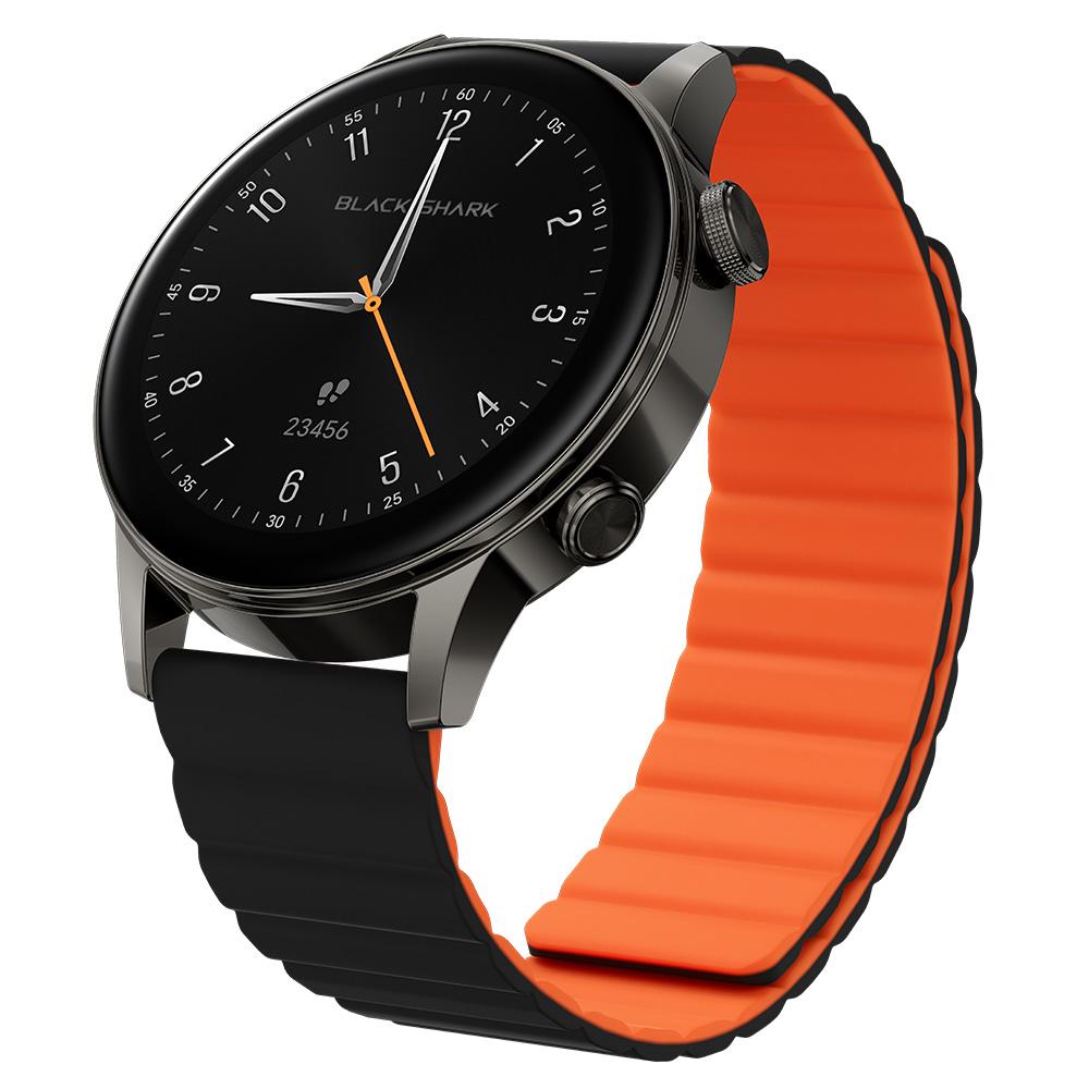 Black Shark S3 Smart Sports Watch New 1.43-inch Touchscreen Health Monitoring With GPS System Support Android iOS 500 mWh