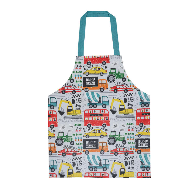 Car Children s Waterproof Apron Children s Waterproof Apron - Car