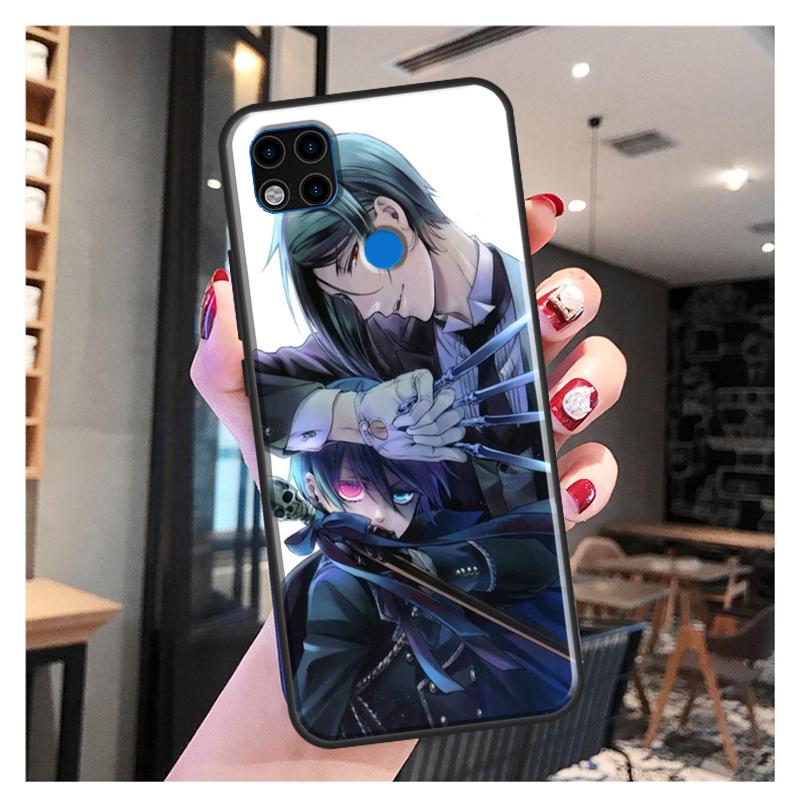 Sebastian Black Butler Kuroshitsuji Fall Für Xiaomi Redmi Hinweis 10 Pro Hinweis 9 Pro Hinweis 11 Pro 8T 9S 10S 10 9A 9T 9C Abdeckung Fall