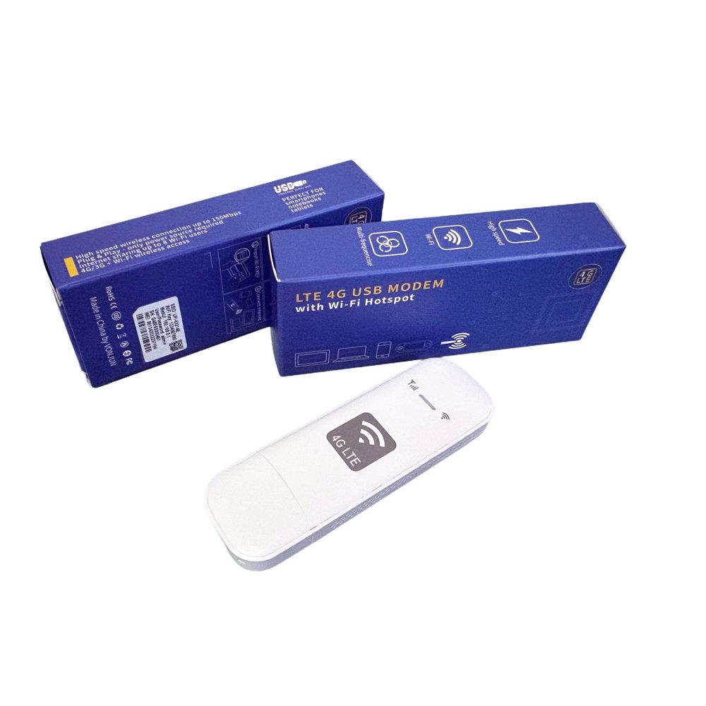 4G LTE WiFi USB Dongle Router with SIM Card Compatibility for Latin America Bands