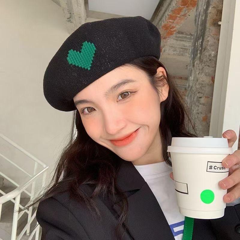 

Весна та літо новий коханий молочний шовковий берет мода жіночий універсальний темпераментний капелюх жіночий капелюх художника тренд adult (56-58cm) жовтий