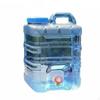 Portable Water Container Builtin Faucet Large Capacity Carrier LeakResistant Seal for Campers,