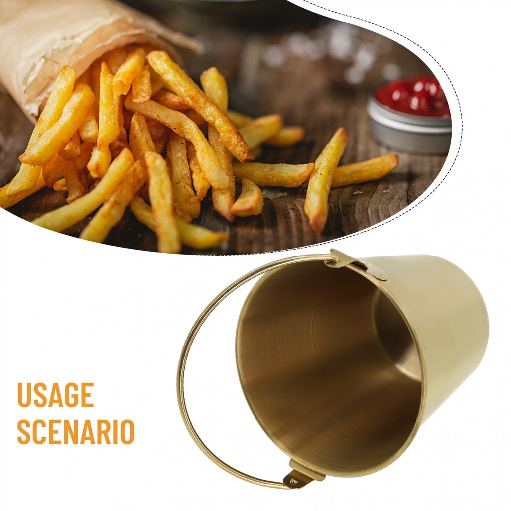 Dekorace baru Malý kbelík Kbelík na balení sušenek Kbelík na led Zcela nový