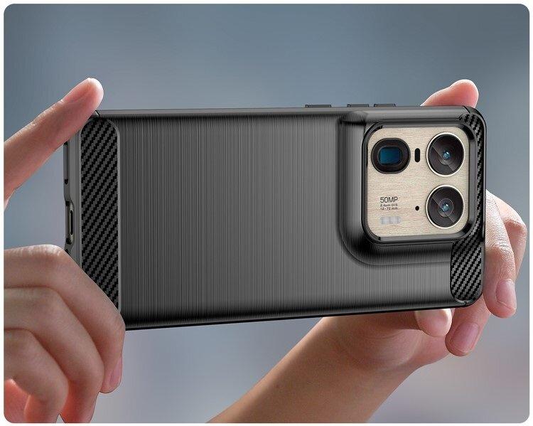 Motorola Edge 50 Ultra Case, Carbon, Black