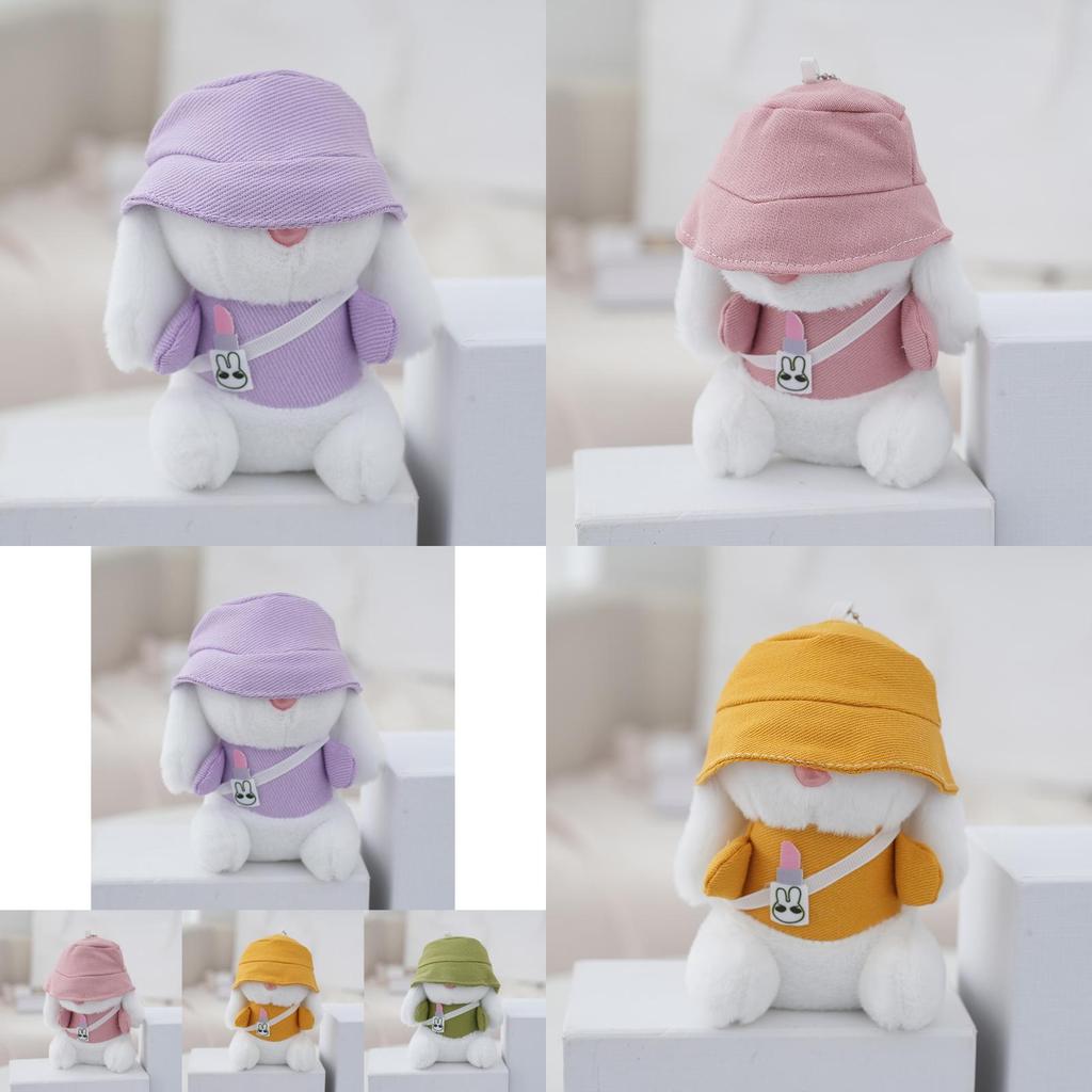 Stilvoller rosa Hasen-Schlüsselanhänger, liebliches Autozubehör und Rucksackanhänger für trendige Mädchen