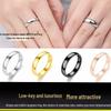 Japanese-Korean 4mm Stainless Steel Smooth Titanium Couple Rings