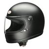 LEAD Industries Motorcycle Full Matte Metallic Free Size Removable Mesh Suitable for All Engine Displacement Sizes RX-100RII Helmet, Face, Black,