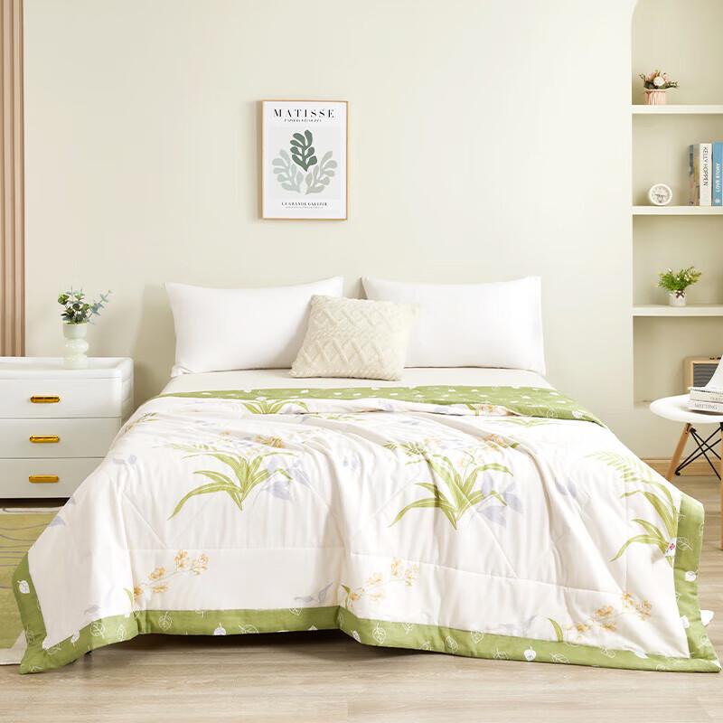 Jieliya 100% Washed Cotton Summer Quilt