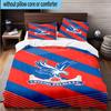 3pcs Crystal Fc Crest Printed Bedding Set Duvet Cover Closure Includes 1 Duvet Cover & 2 Pillowcases Bedding Sets Home Decor Gifts