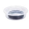 5Pcs Clear Round Filament Storage Box For 3D Printer Spools Stackable Moisture-Proof Dust-Proof Filament Organizer