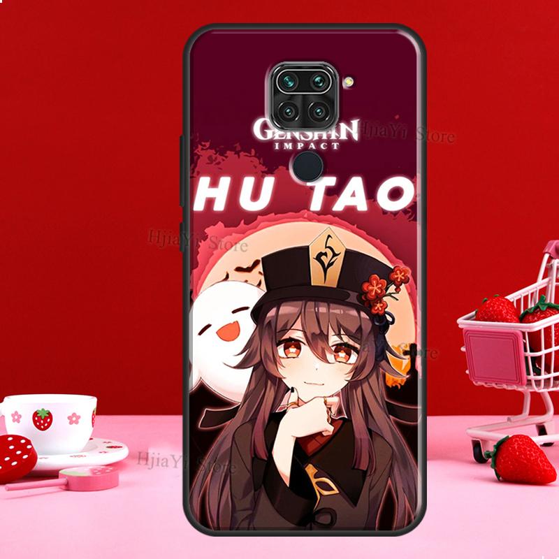 Hu Tao Genshin Impact Case For Xiaomi Redmi Note 11 10 9 8 12 Pro Plus 12S 11S 10S Cover For Redmi 12C 10C 10A 9C