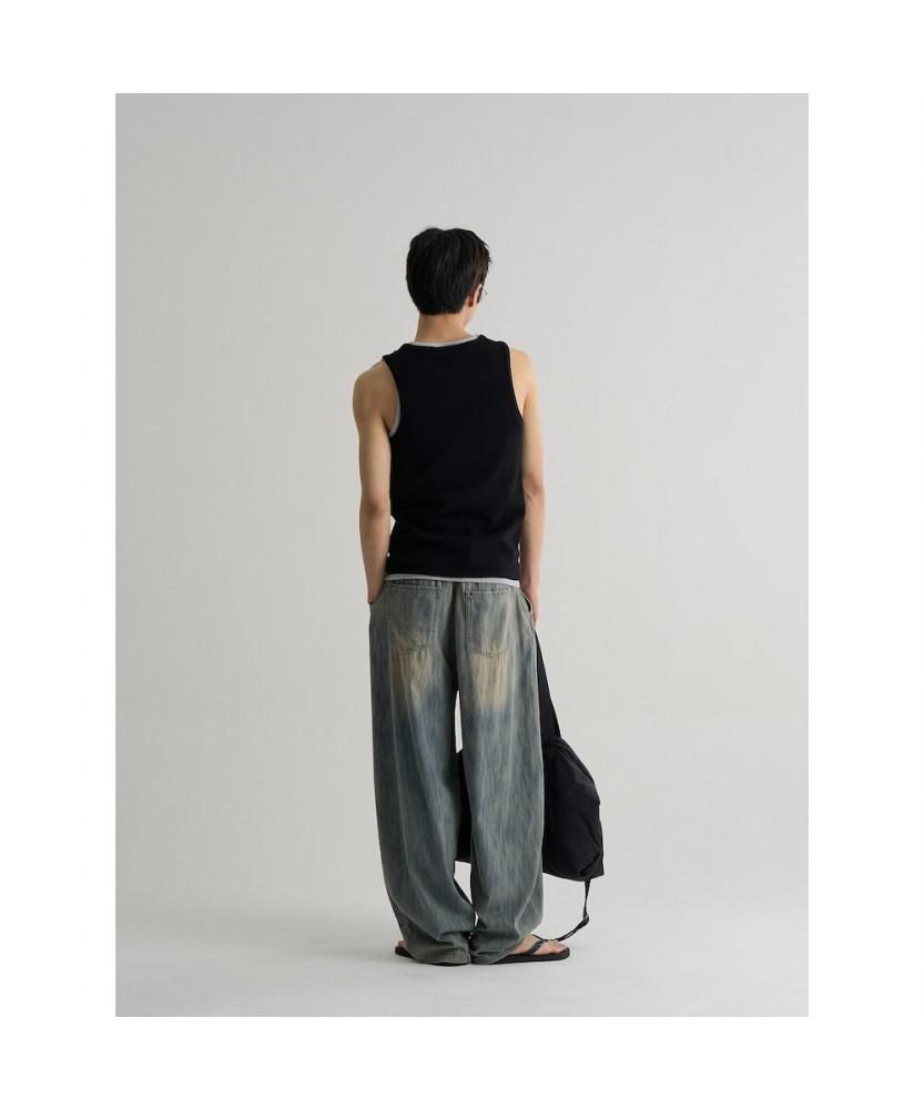 8seconds Rib Tank Sleeveless Black