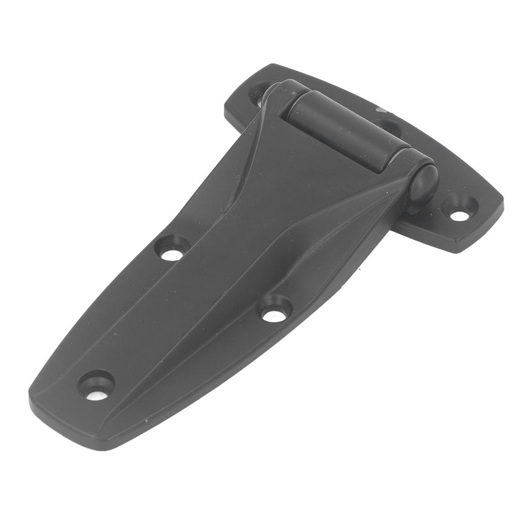 T Hinge Soft Close Tee Hinge Zinc Alloy T Strap Hinge Replacement for Toolbox Car Door Black
