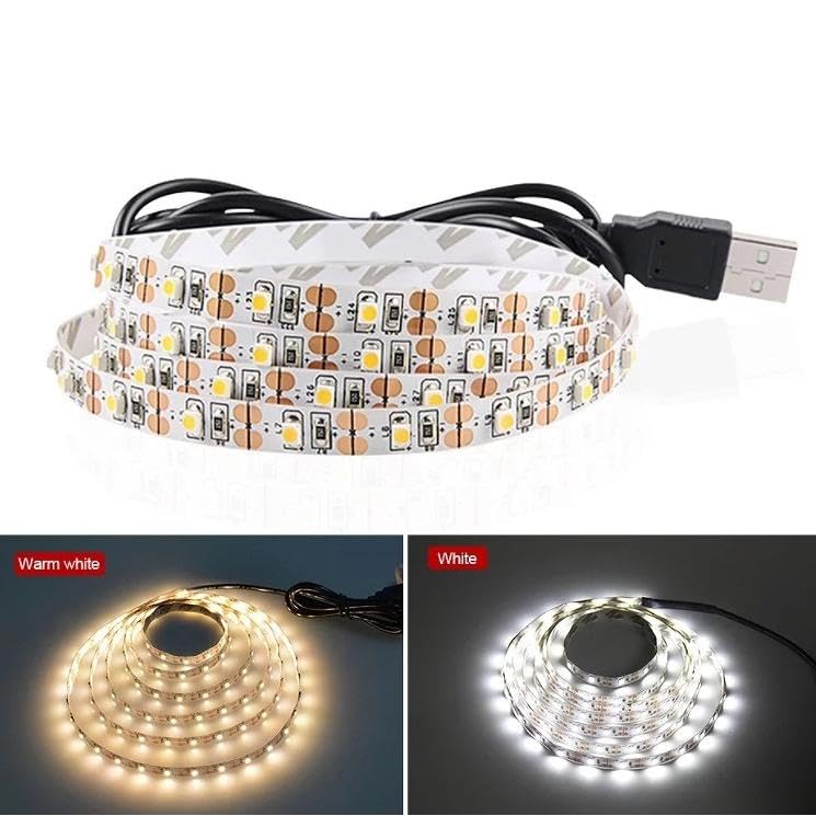 LED Tape Light, USB Compatible, 5m SMD3528, 5V LED Tape,